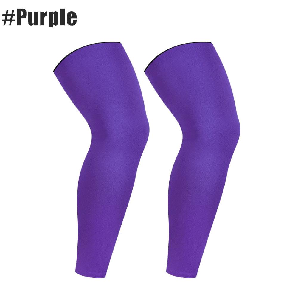 1 пара спортивных компрессионных рукавов для ног, длинные рукава для ног, спортивные велосипедные рукава для ног для мужчин, женщин, колен, бедер, икр, бега