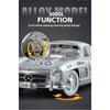 1/24 Mercedes Benz 300SL Latte Painting Modified Version Classic Car Alloy Diecast Model Vehicle Sound & Light Gift for Friend