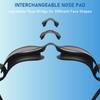 НОВЫЕ профессиональные очки для плавания для мужчин и женщин, противотуманные линзы Bayer, очки для водных видов спорта, сменные носовые упоры
