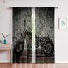 Крутой Мотоциклетный Гоночный 3D Принт Карман для Шторы Спальня Гостиная Кабинет Клуб Декоративная Штора Домашний Декор 2 Штуки