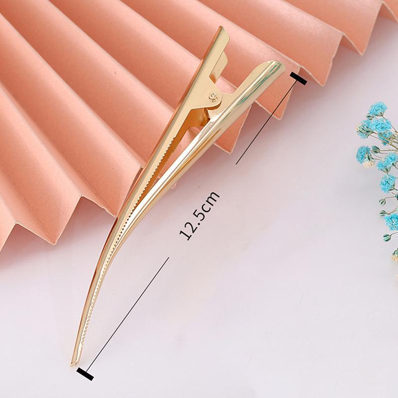 Длинные Металлические Зажимы для Волос Рожок Зажим Зажимы для Волос Аксессуары для Волос Утиный Клюв Парикмахерская Салон Наконечник Зажим