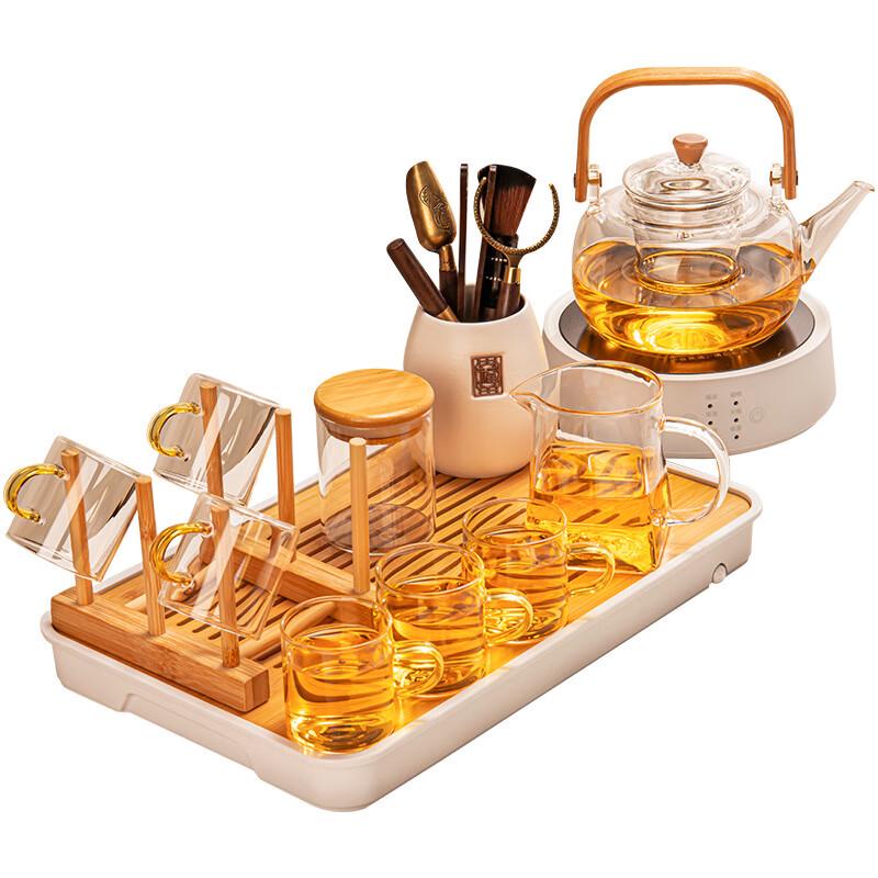 Qixuanyuan New Chinese Style Electric Ceramic Stove Tea Set