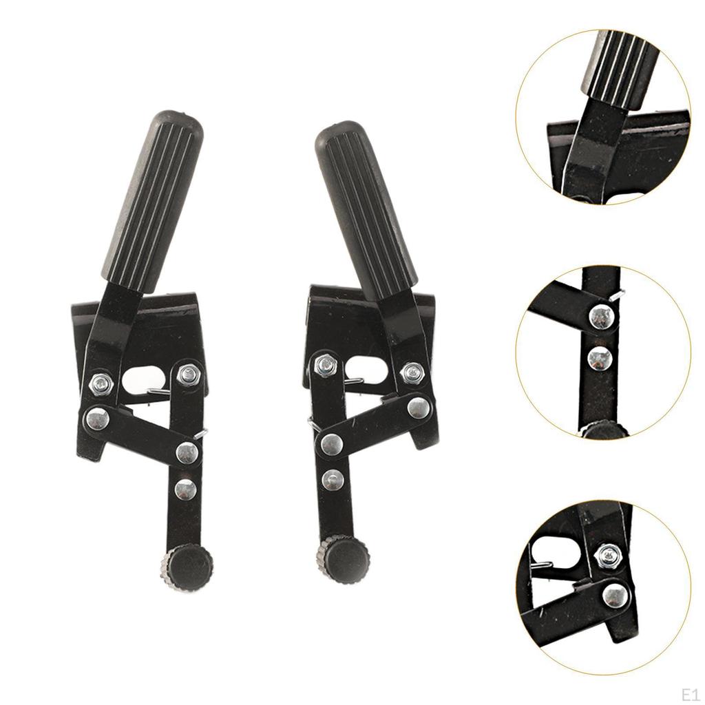 2x Wheelchairs Brake Anti Slip Replacement Easy Installation High Reliability Premium Assembly Spare