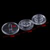 50 Set Kam T5 Clear Plastic Resin Snaps Button Fasteners Press Stud 12mm