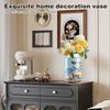 Нетоксичная 3D Ваза-Цветок Пазл Дизайн с Пандой Фарфор Пластик Декор для Дома и Цветочных Композиций Подарок на Новоселье Детские Игрушки Подарки