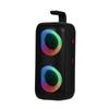 A85 RGB Light Portable Speaker Outdoor Portable Card Speaker Double Horn Square Dance Radio