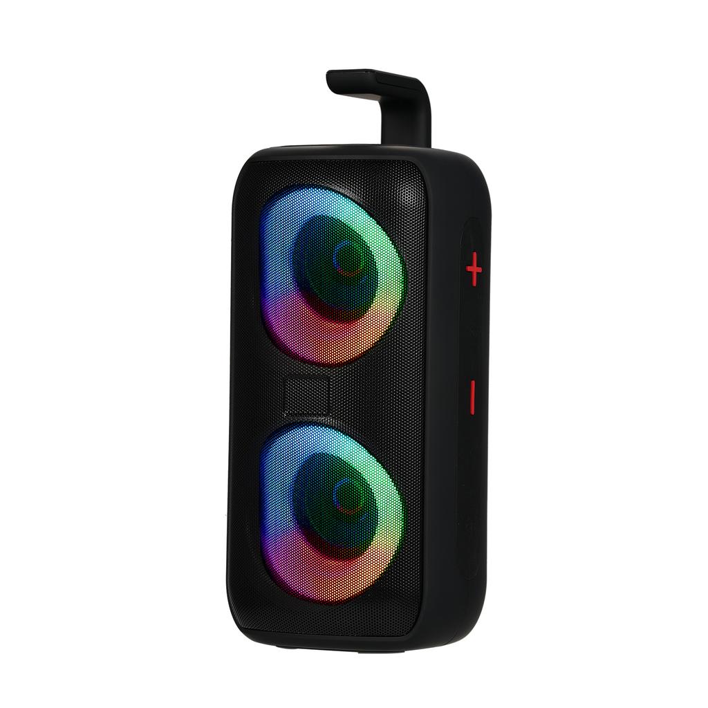 A85 RGB Light Portable Speaker Outdoor Portable Card Speaker Double Horn Square Dance Radio
