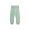 Li Ning Wade Series Embroidered Print Loose Fit Cuffed Knit Sports Pants Men Bottoms Jade-Green AKLTC31-2