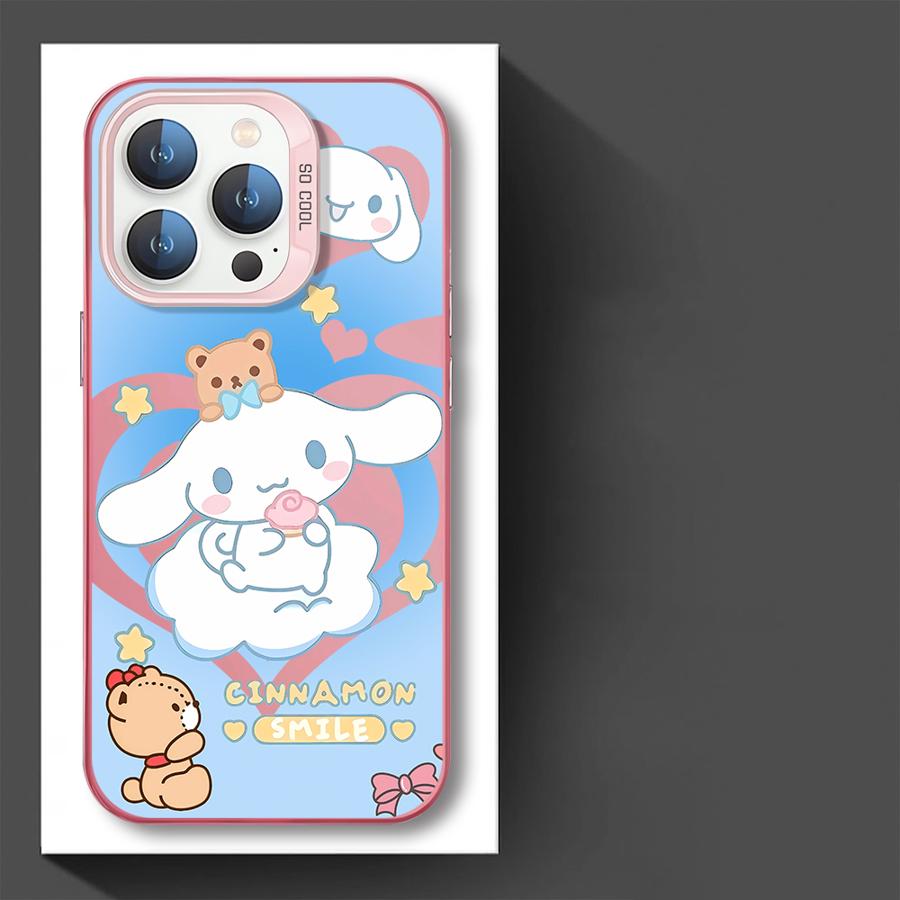 Phone Case for iPhone 14 15 16 Plus 11 12 13 Pro Max 17 Air 16e Soft Cover Cartoon Hello Kitty Cinnamoroll