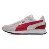 Puma Удобные Простые Амортизирующие Прочные Дышащие Низкие Повседневные Кроссовки Унисекс Белые Красные 397377-06