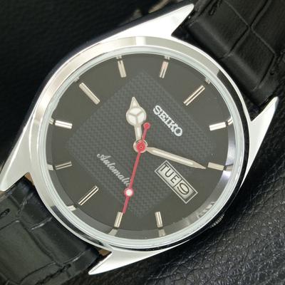 ОТРЕМОНТИРОВАННЫЕ ВИНТАЖНЫЕ МУЖСКИЕ АВТОМАТИЧЕСКИЕ ЧАСЫ SEIKO 6309A ЯПОНИЯ ЧЕРНЫЙ ЦИФЕРБЛАТ a443231-1