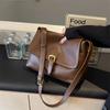 Vintage Crossbody Bag for Women Flap Shape Messenger Bag Soft Leather Solid Color Shoulder Shopping Tote Handbag