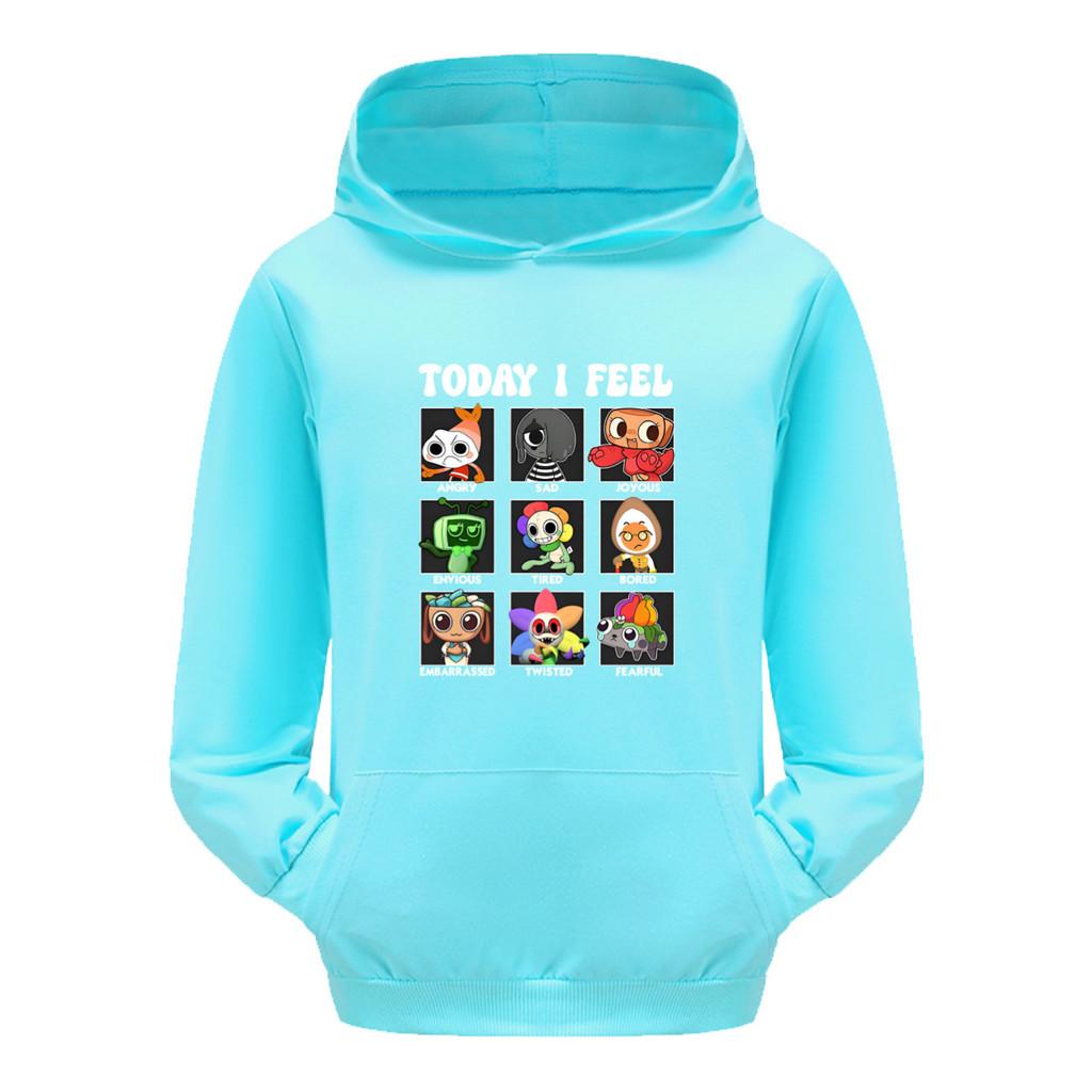 5405 Детские Худи для Мальчиков и Девочек Dandy World с Принтом Повседневные с Длинным Рукавом