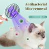 Cat Comb Dog Hair Remover Brush UVC Sterilization Pet Grooming Slicker Needle Comb Removes Tangled Self Cleaning Pet Supplies