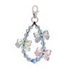 Cloud Love Beaded Heart Keychain - Women's Korean & Japanese Style