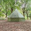 2-4 People Tipi Hot Tent with Stove Jack Camping Pyramid Teepee Tent for Camping Backpacking