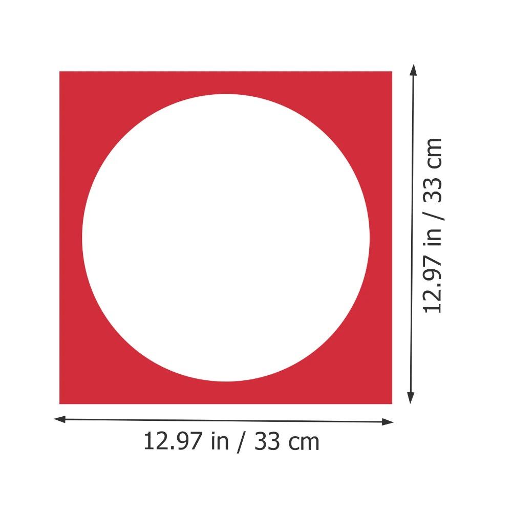 20Pcs Paper Drawing Mat Board Square Outer Round Inner Vintage Sketch Paper Mat Lightweight Art Mount Kid Drawing Creation
