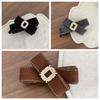 Plastic Women Vertical Clip Korean Style Ponytail Holder Fashion Bow Banana Clip  Daily