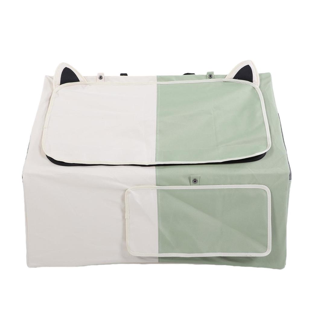 Палатка-клетка для кошек Удобная портативная закрытая палатка для питомцев из ткани Оксфорд для беременной кошки, зона для кормления