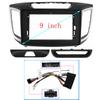 9/10 Inch For Hyundai IX25 CRETA 2014-2019 Car Radio Android MP5 Player Frame 2 Din Head Unit Fascia Stereo Panel Dash Cover
