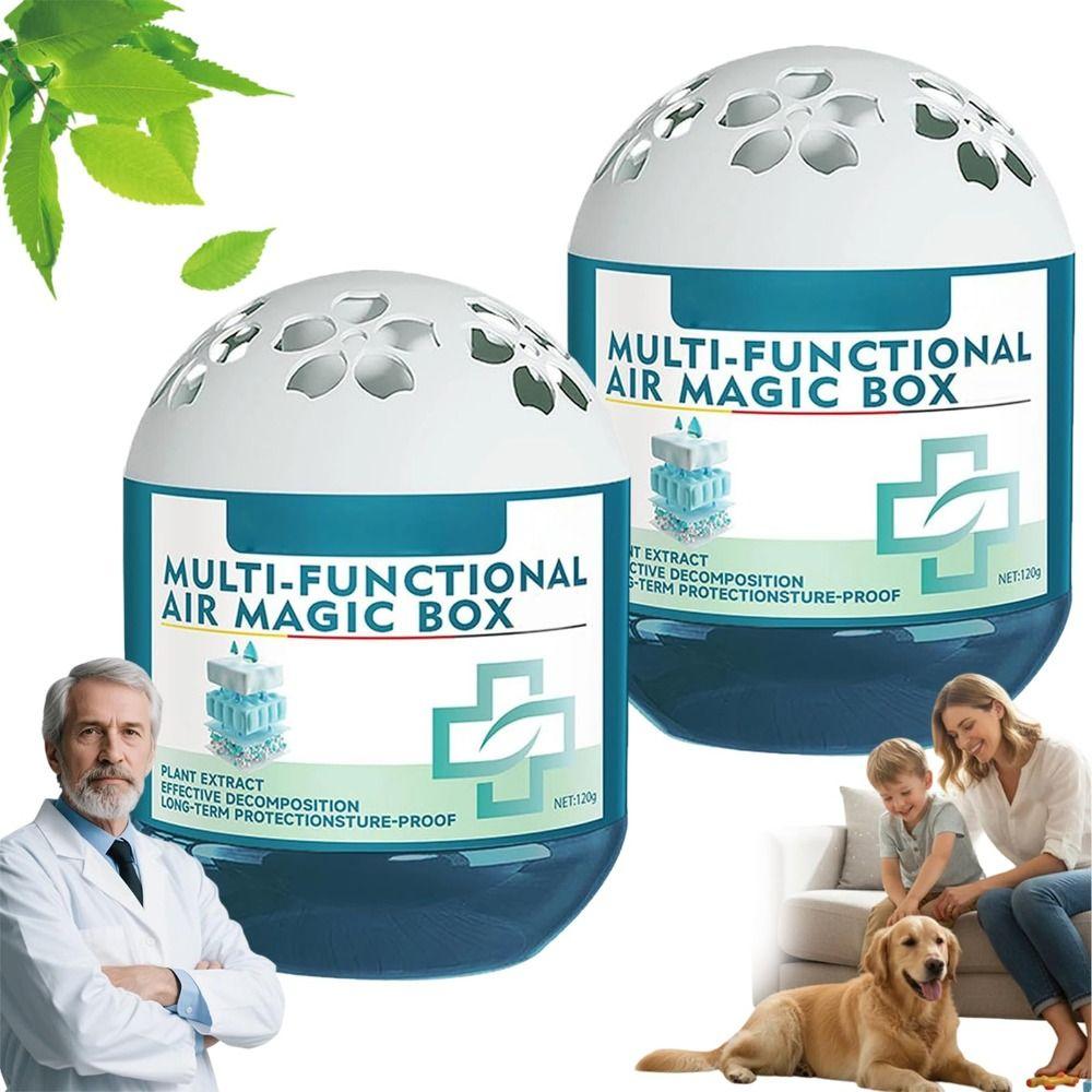 Новая многофункциональная волшебная коробка для удаления пыли Автоматическая Без электричества Без шума Воздушная волшебная коробка Долговечная пылесборная коробка