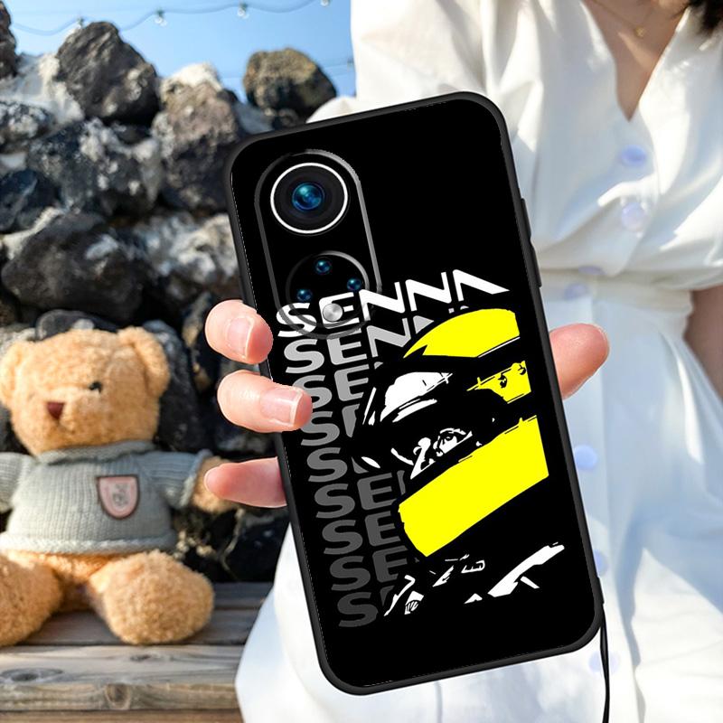 Ayrton Senna F1 Racing Case For Honor Magic 6 Pro 90 70 50 Magic 5 Lite X6 X7 X8 X9 X6a X7a X8a X9a X8b X9b Cover