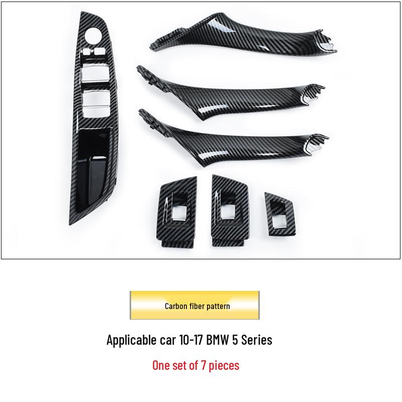 Ручка подлокотника салона из углеродного волокна для BMW 5 серии F10/F18 - с правым рулем