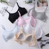 Kids Girls Bras Teenage Underwear Cotton Spandex Solid Color Kid Brassiere Tube Tops Children Student Training Bra 10-16Y