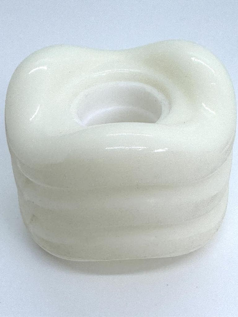 Skateboard Tire Wheels 78A 60 x 45 Square Soft Street White [Used]