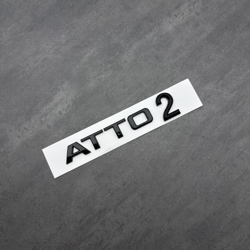 3D черная наклейка с логотипом автомобиля BYD SEAL ATTO2 ATTO3 знак на задний багажник декоративные элементы наклейка-эмблема наружная отделка