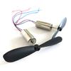 Details About  2 Pcs 3.7V 48000Rpm Electric Aircraft Coreless Motor + Propeller For Rc Toy