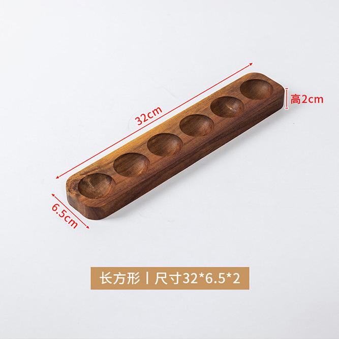 Деревянный лоток для яиц Деревянная тарелка Grooved Storage Box Кухонная полка для хранения в холодильнике Ящик для яиц Домашние аксессуары для декора