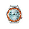 Seiko 5 Серия One Piece Лимитированная серия Нами Спортивные Повседневные Памятные Часы Механический Механизм Кожаный Ремешок Мужские часы Белый SRPF63K1