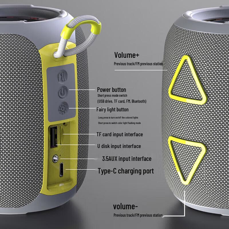 Newmine BT87 Portable Bluetooth Speaker CN plug (adapter included)