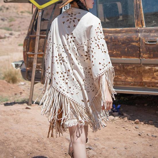 Женская шаль, теплая ткань, однотонный цвет, универсальный, ажурный, с кисточками, зимний шарф, удобная шаль-накидка