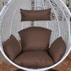 Круглая подвесная наволочка для качели, чехол для сиденья-яйца, чехол для патио, ненабитая корзина, съемная наволочка для домашнего кресла-яйца