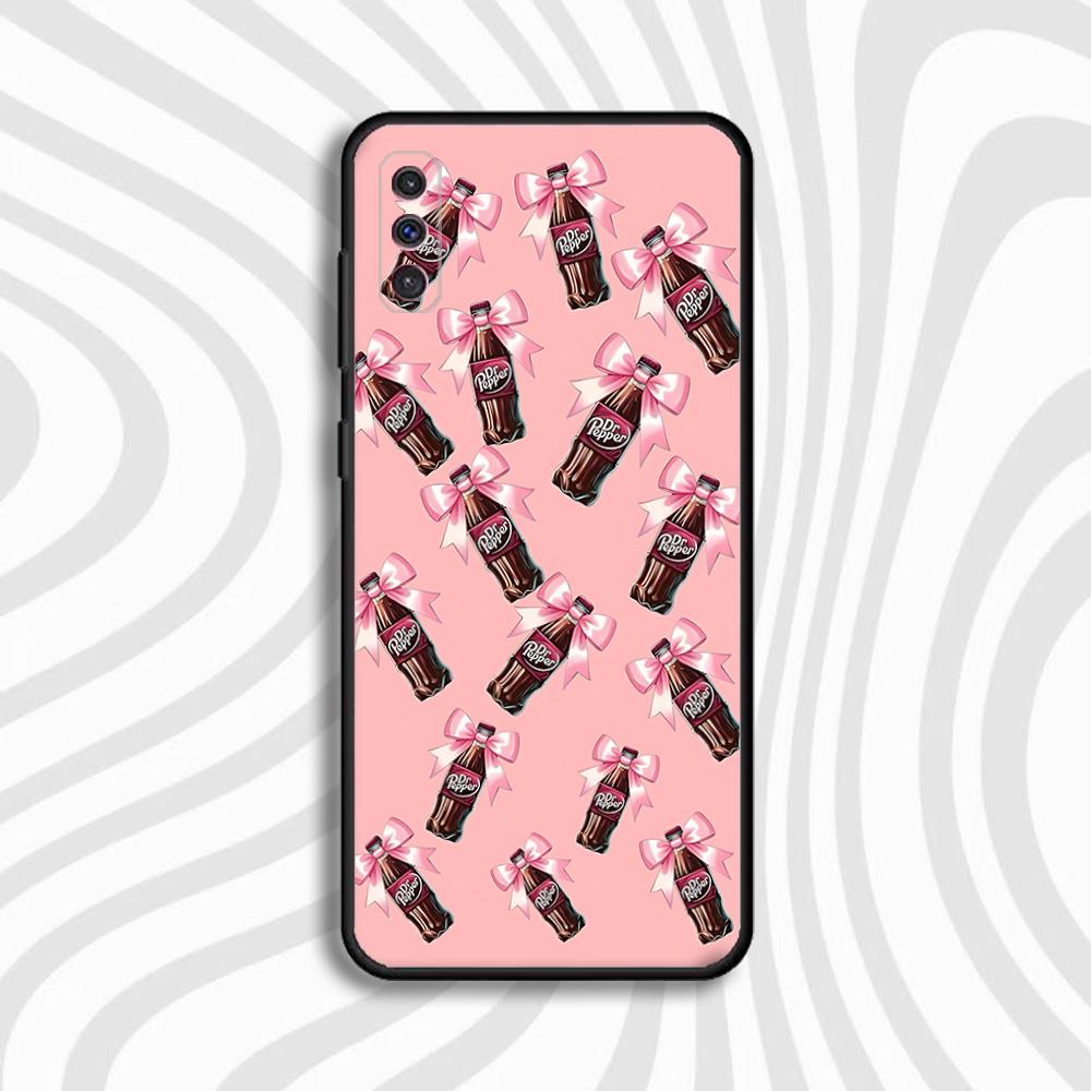 Модный Чехол для Телефона Напиток Dr-P-Peppers Для Samsung S 25,24,23,22,30,21,10,9,Ultra,Plus,Lite,FE,4,5 G Черный Мягкий Чехол