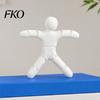 Portable Fidget Figure 3D Printed Articulated Figure, Movable Joints Figurine, Compact Decompression Toy Small Robot Desk for Kids Adults, Stress