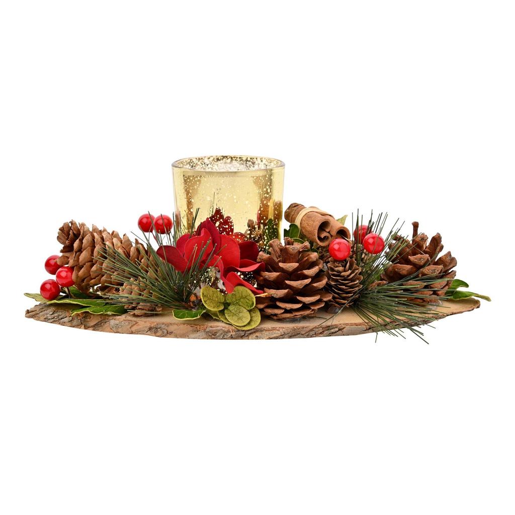 Cinnamon Candle Holder -Long Board