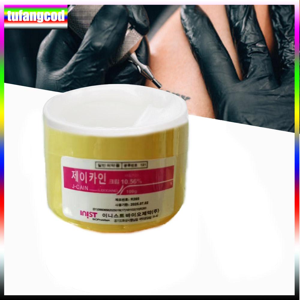 100 г анестетика для татуировки, быстрого обезболивания кожи, 10,56% желтого крема, полуперманентного