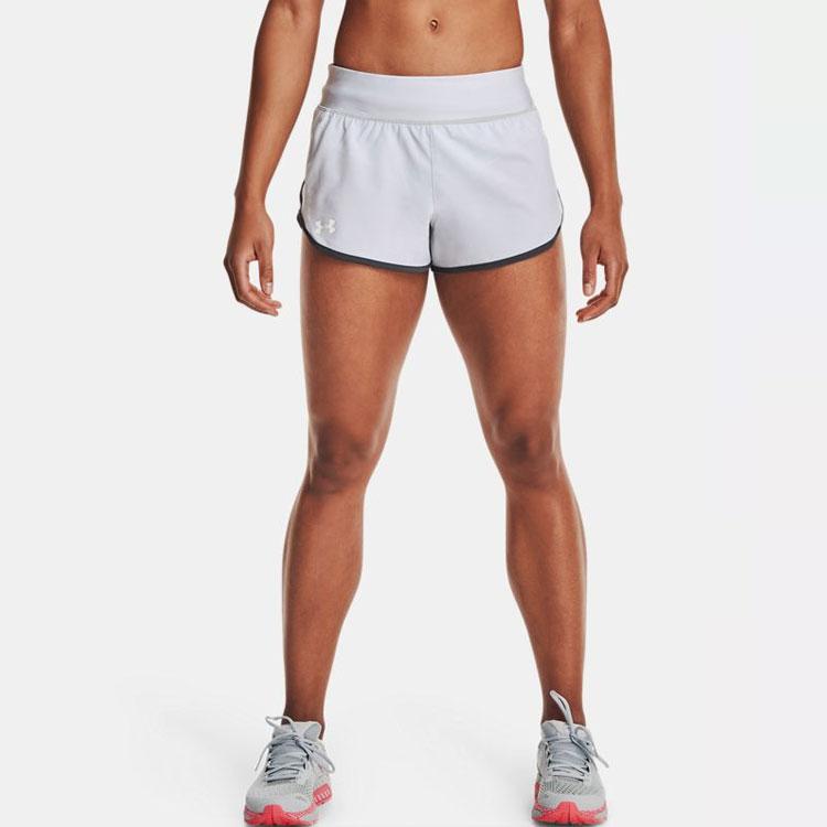 Under Armour Шорты со средней посадкой Speedpocket Run Женские шорты белые 1323872-011