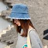 Весна 2021, новые плоские джинсовые панамы для женщин и девочек, винтажная дизайнерская шапка с коротким карнизом в стиле Харадзюку, рыбацкая шапка для бассейна, четыре сезона
