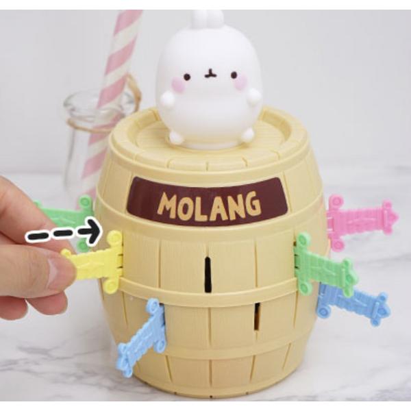 Мини настольная игра B&C Molang Roulette, разные цвета