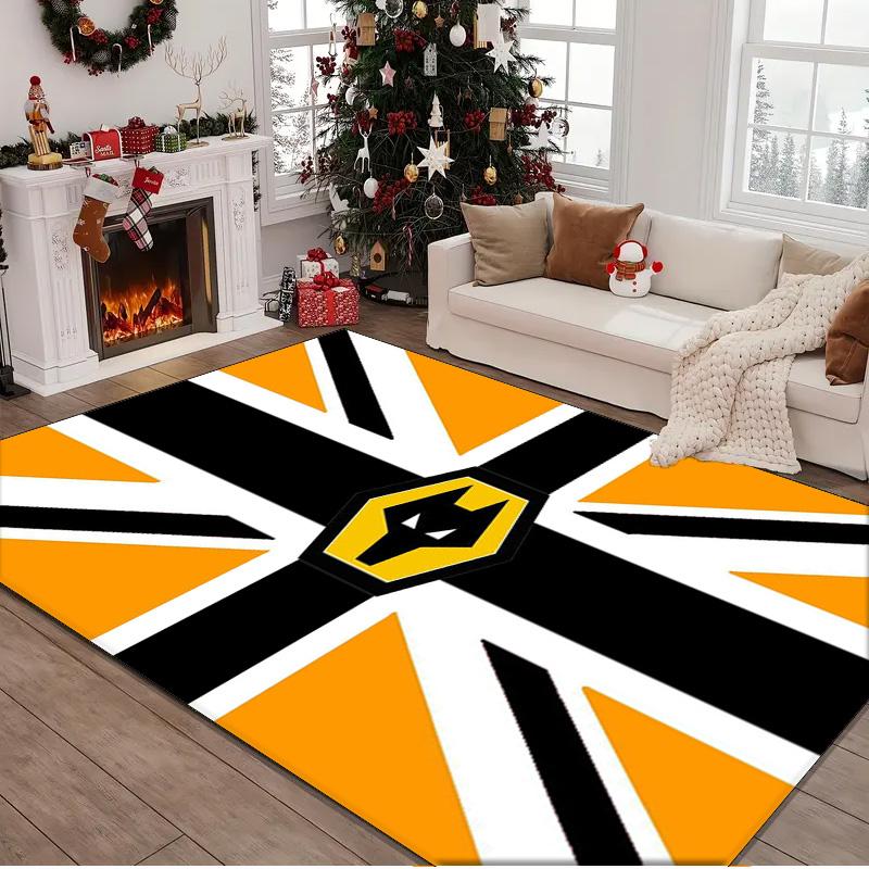 1PC rug Wolf In The Night Wanderers Carpet, Chair Rug,Area Rug for Office Bedroom living rooms bedroom, Doormat decor Christmas fan gifts