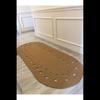Джутовый соломенный коврик ручной вязки Настоящий ручной вязки роскошный коврик