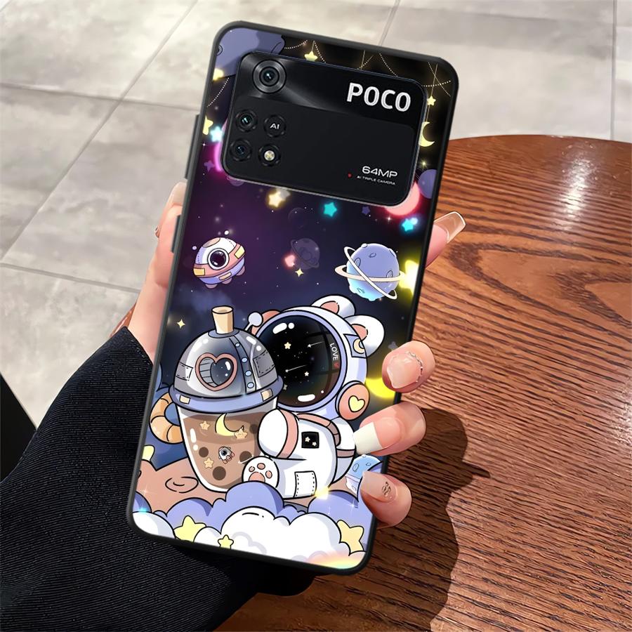 Мультяшный чехол-астронавт для Xiaomi Poco F8 X3 X4 X5 X7 Pro F3 C71 M5 F1 C50 M3 M4 M7 C75 C61 Funda Чехол для телефона