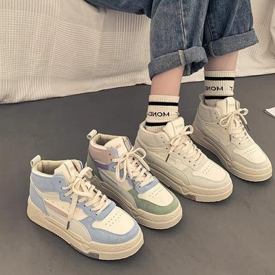 Женские кроссовки с высоким верхом 2025 новая весна нишевая обувь повседневная обувь универсальные кеды 2025 новые универсальные кеды