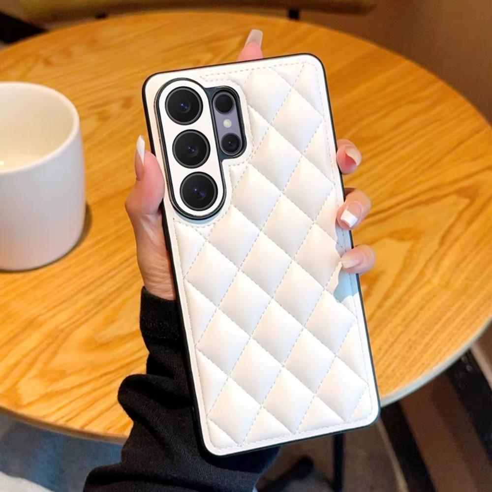 Модный чехол для телефона из натуральной кожи ягненка с ароматом для Samsung Galaxy S26 Ultra S25 S24 Plus, роскошная противоударная защитная крышка