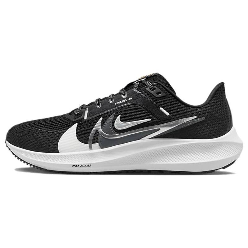 Nike Pegasus 40 Premum Black White Grey Women's Sneakers FB7703-001