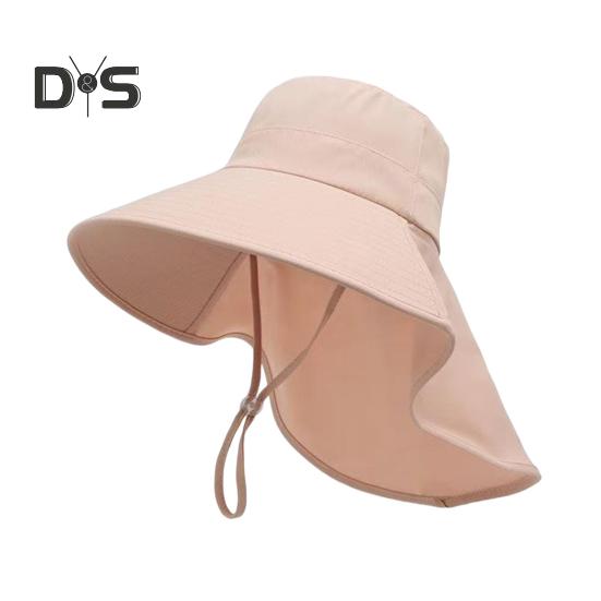 Солнцезащитная шляпа для мужчин и женщин с широкими полями, защитой от ультрафиолета, с шейным клапаном, летняя рыболовная шляпа для походов, путешествий и активного отдыха